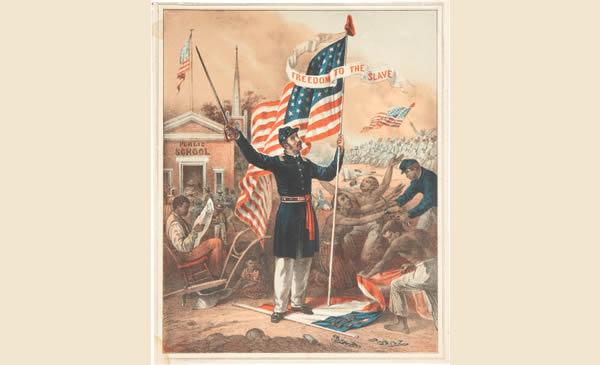 “Freedom to the Slave" lithograph